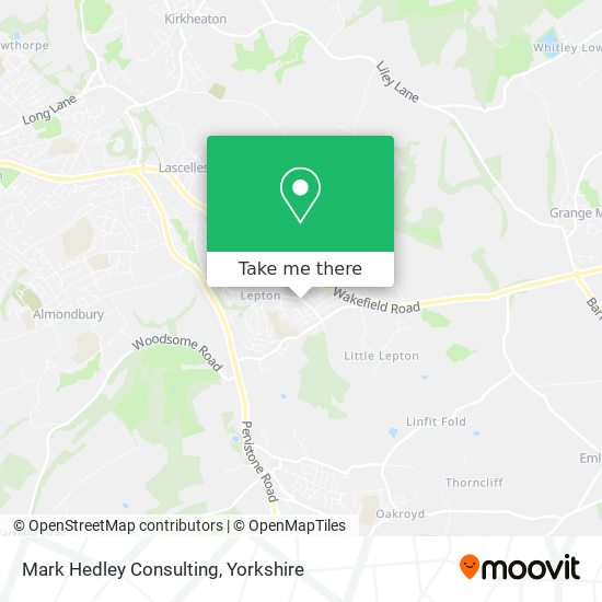 Mark Hedley Consulting map