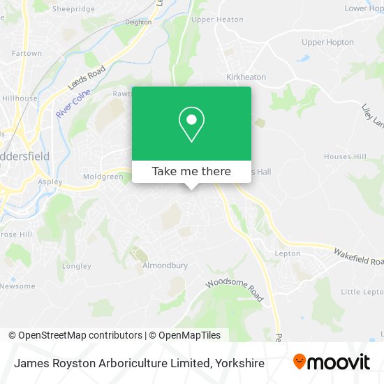 James Royston Arboriculture Limited map