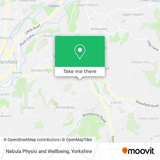 Nebula Physio and Wellbeing map