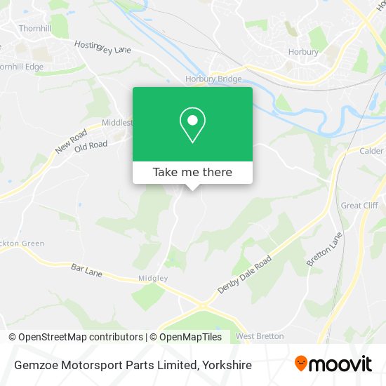 Gemzoe Motorsport Parts Limited map