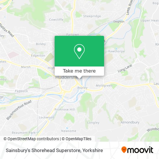 Sainsbury's Shorehead Superstore map