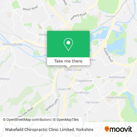 Wakefield Chiropractic Clinic Limited map
