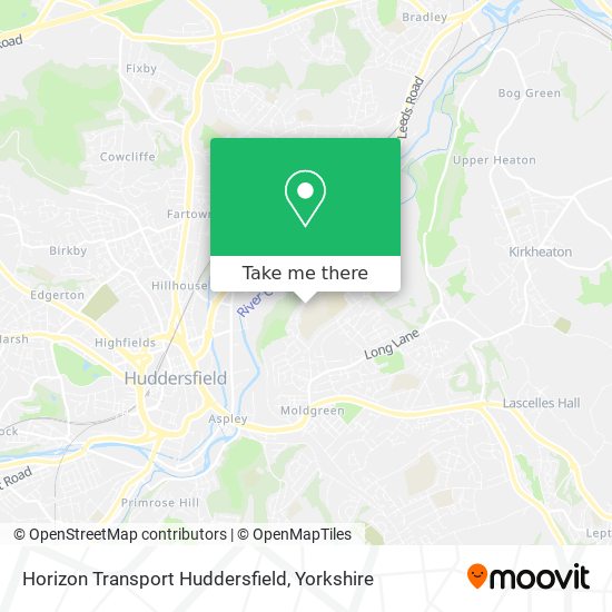 Horizon Transport Huddersfield map