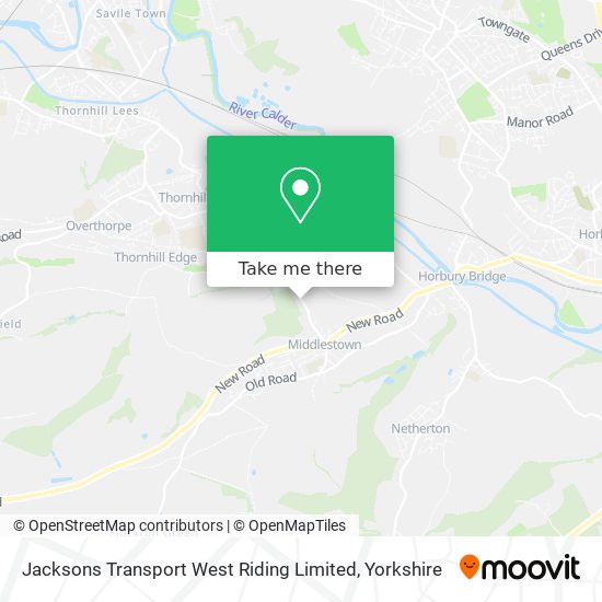 Jacksons Transport West Riding Limited map