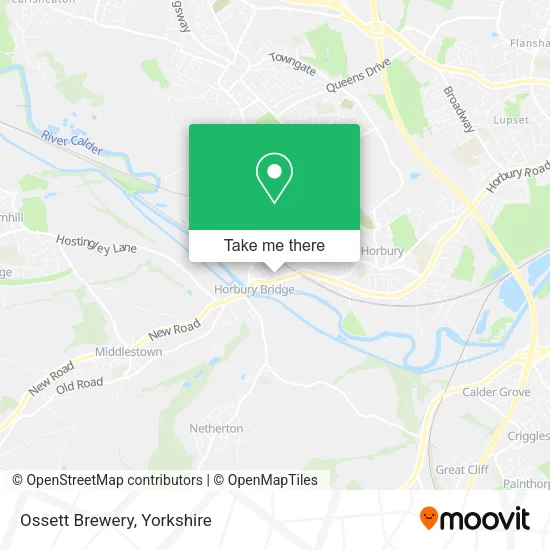 Ossett Brewery map