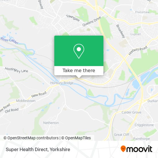 Super Health Direct map