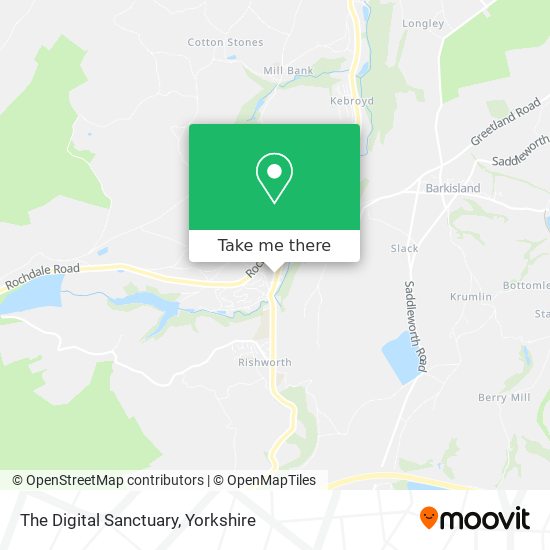 The Digital Sanctuary map