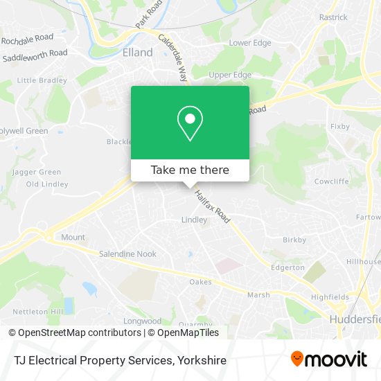 TJ Electrical Property Services map