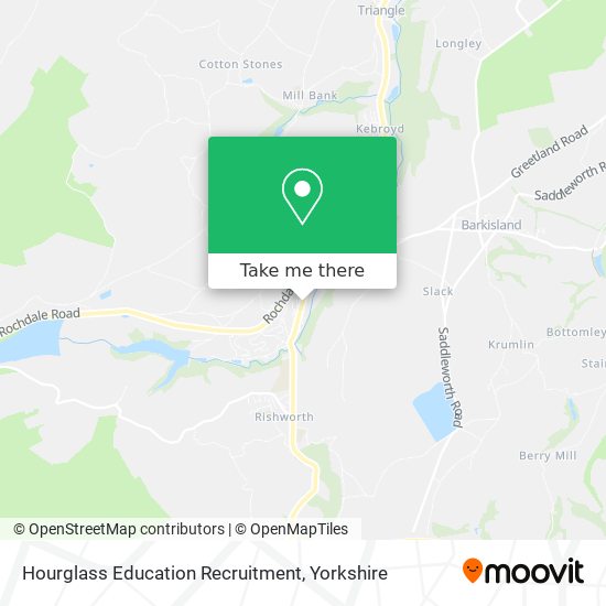 Hourglass Education Recruitment map