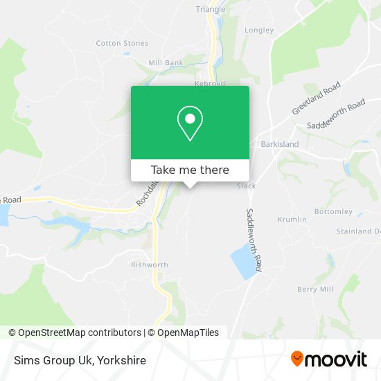 Sims Group Uk map