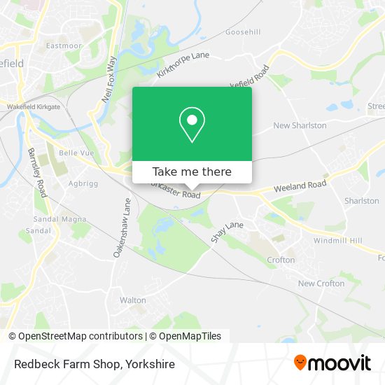 Redbeck Farm Shop map