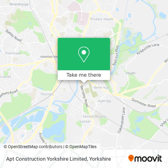 Apt Construction Yorkshire Limited map