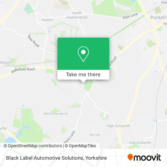 Black Label Automotive Solutions map