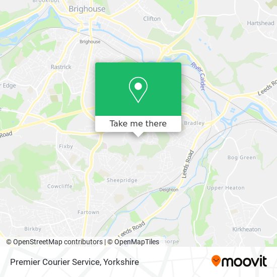 Premier Courier Service map