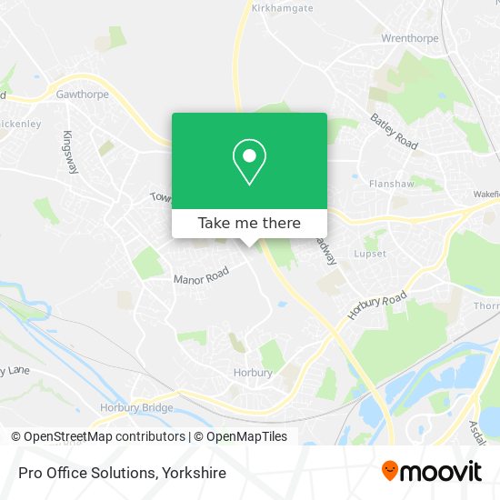 Pro Office Solutions map