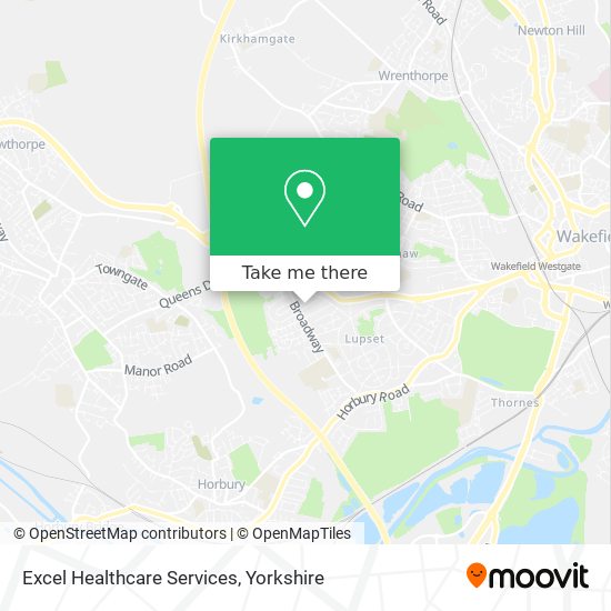 Excel Healthcare Services map