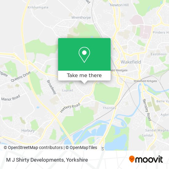 M J Shirty Developments map