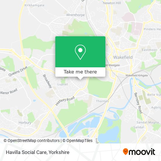 Havilla Social Care map