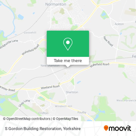 S Gordon Building Restoration map