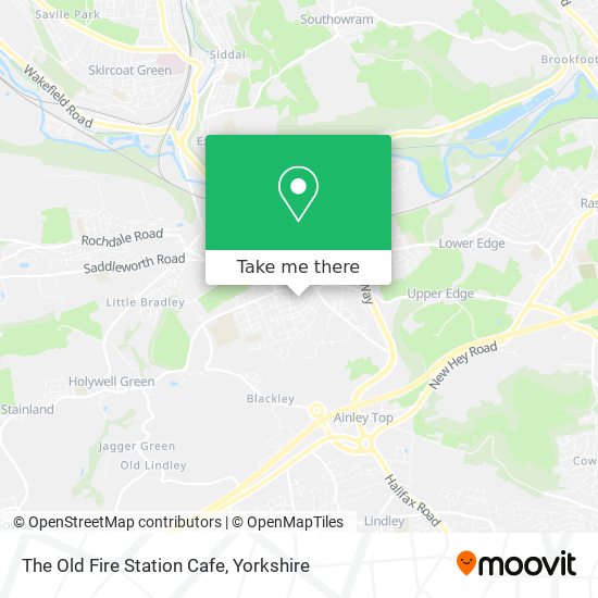 The Old Fire Station Cafe map