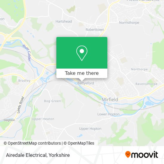 Airedale Electrical map