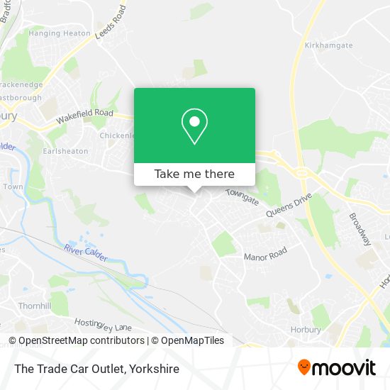 The Trade Car Outlet map