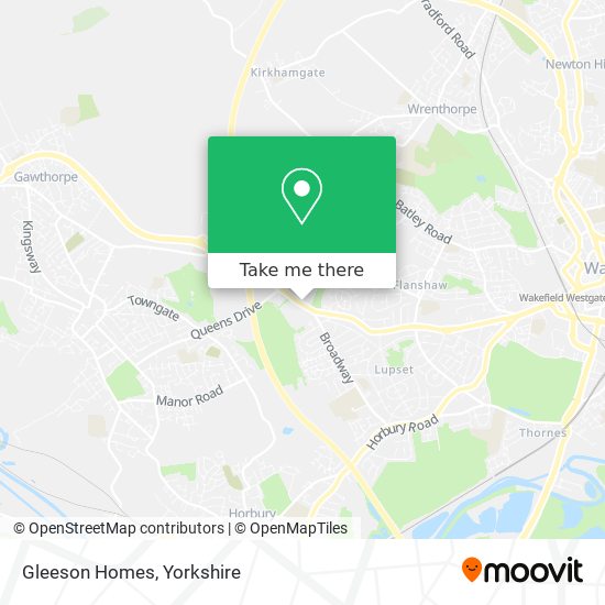 Gleeson Homes map