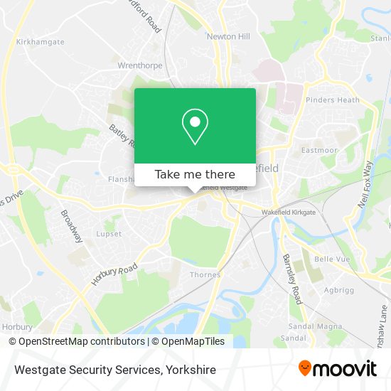 Westgate Security Services map