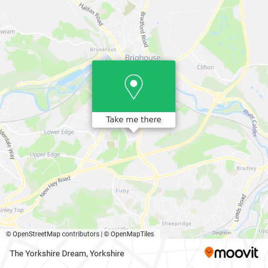 The Yorkshire Dream map