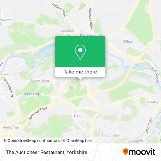 The Auctioneer Restaurant map