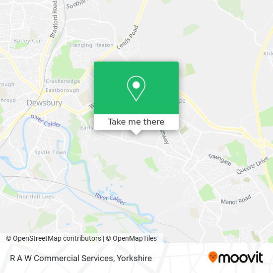 R A W Commercial Services map