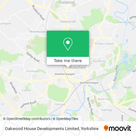 Oakwood House Developments Limited map