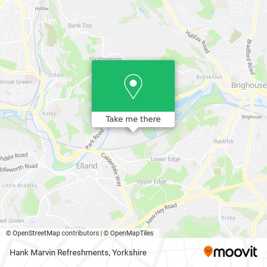 Hank Marvin Refreshments map