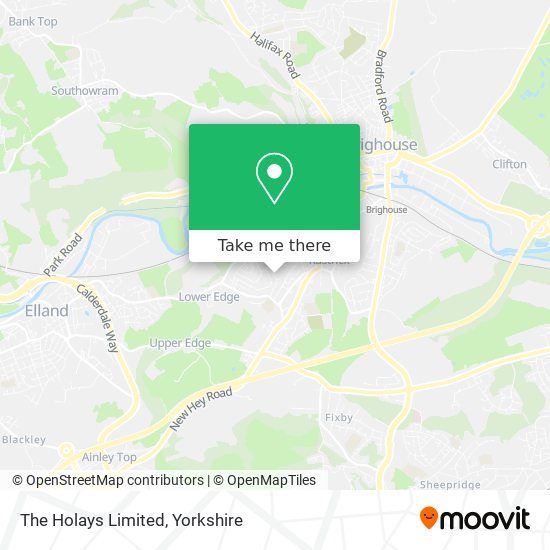 The Holays Limited map