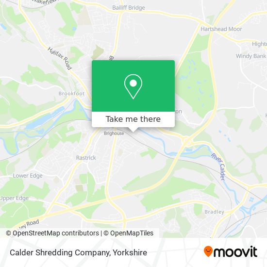 Calder Shredding Company map