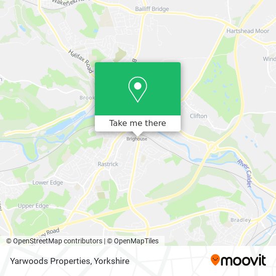 Yarwoods Properties map