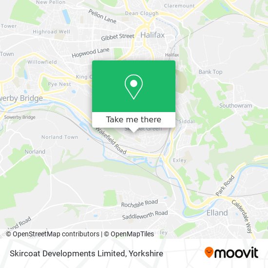 Skircoat Developments Limited map