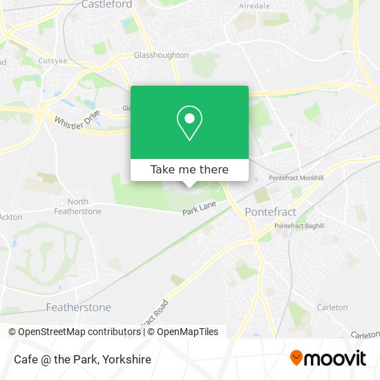 Cafe @ the Park map