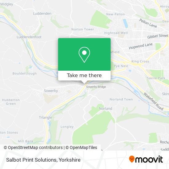 Salbot Print Solutions map