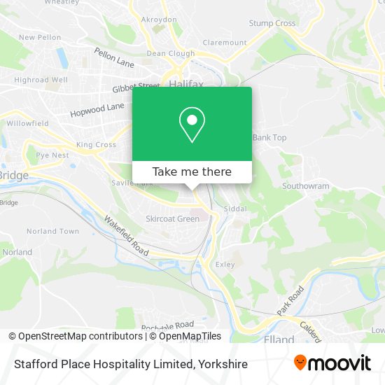 Stafford Place Hospitality Limited map