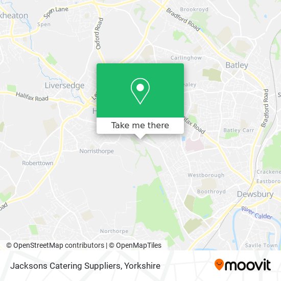 Jacksons Catering Suppliers map