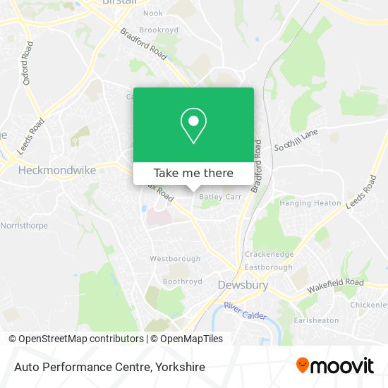 Auto Performance Centre map