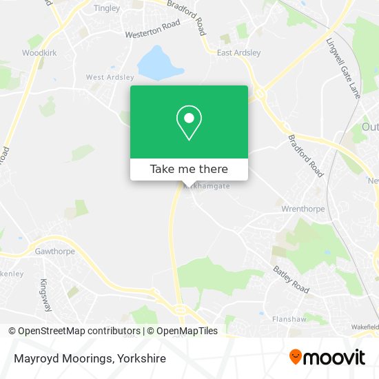 Mayroyd Moorings map