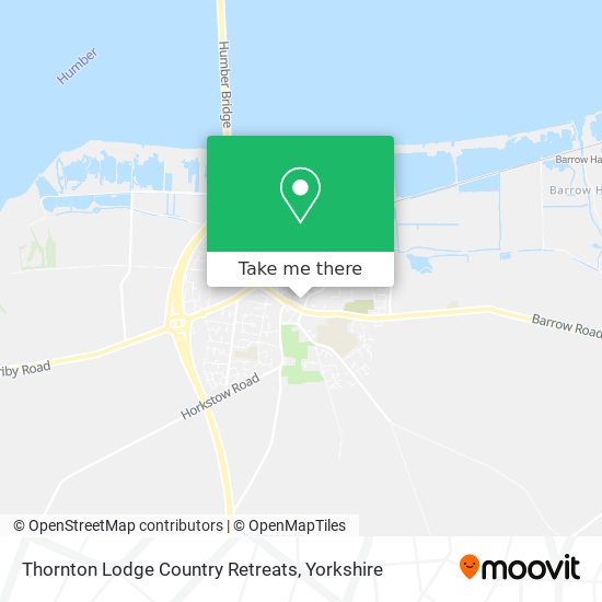 Thornton Lodge Country Retreats map