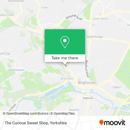 The Curious Sweet Shop map