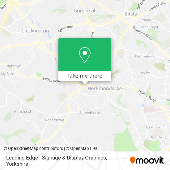 Leading Edge - Signage & Display Graphics map