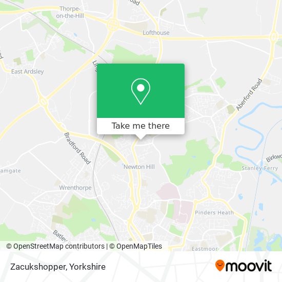 Zacukshopper map