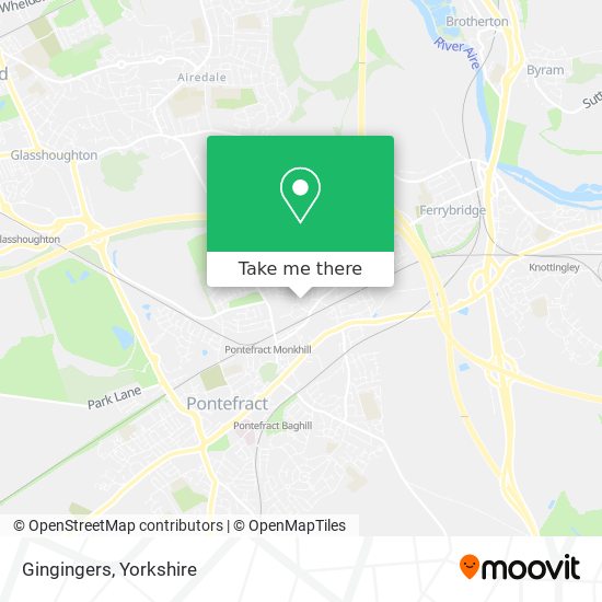 Gingingers map
