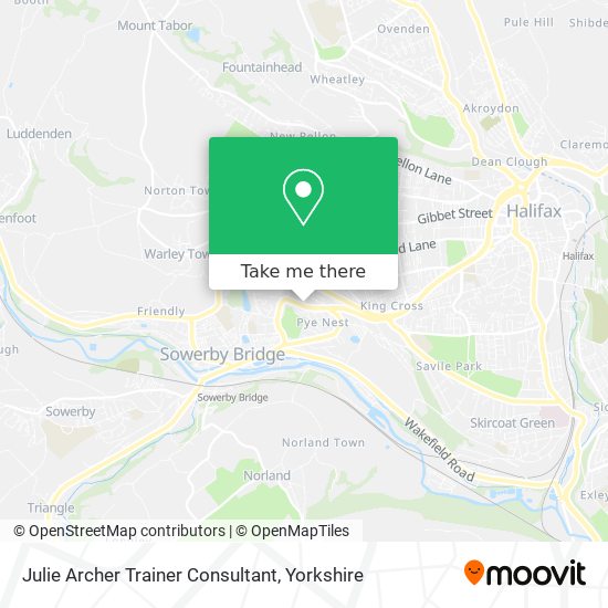 Julie Archer Trainer Consultant map