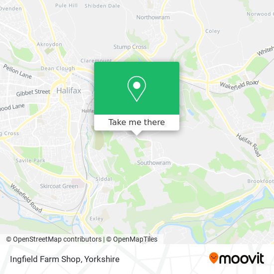 Ingfield Farm Shop map